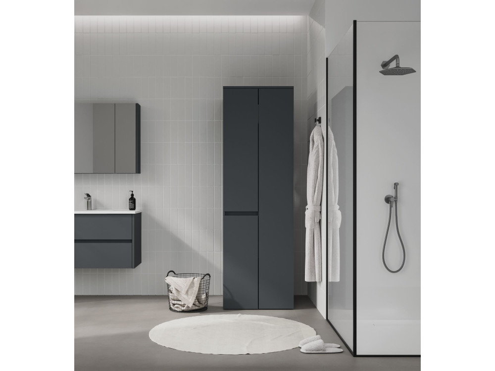 Armadio da bagno "Solis 60" - cm - Antracite opaco