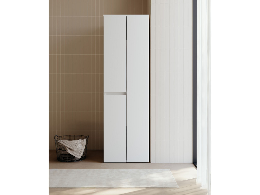 Armadio da bagno "Solis 60" - cm - Bianco opaco