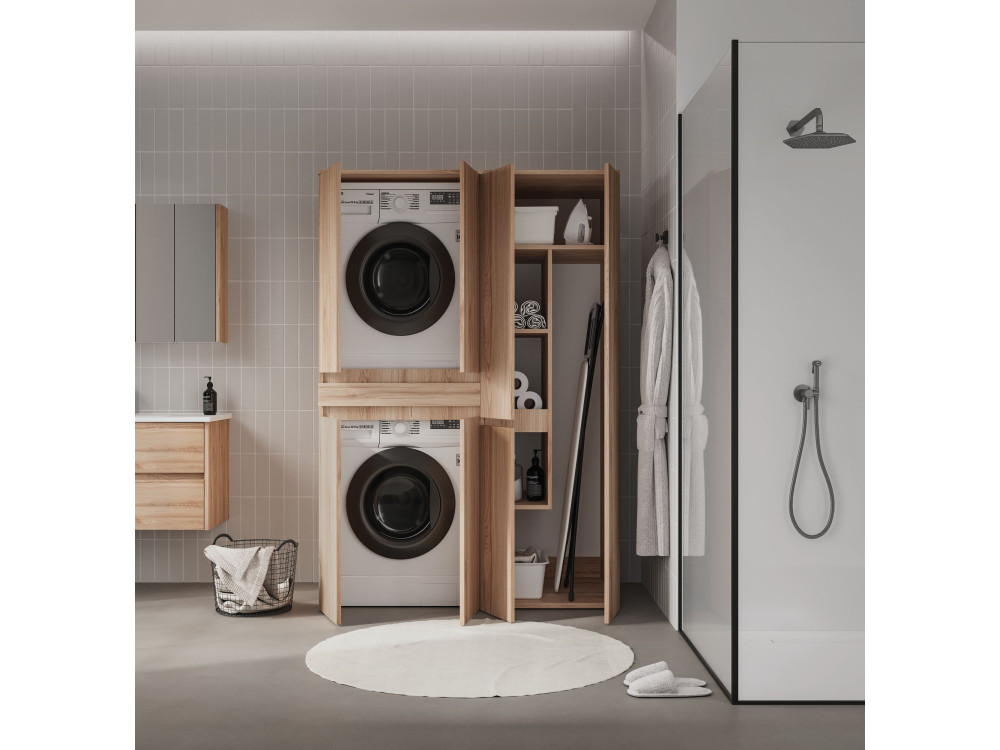 Armadio da bagno "Solis 60" - cm - Rovere