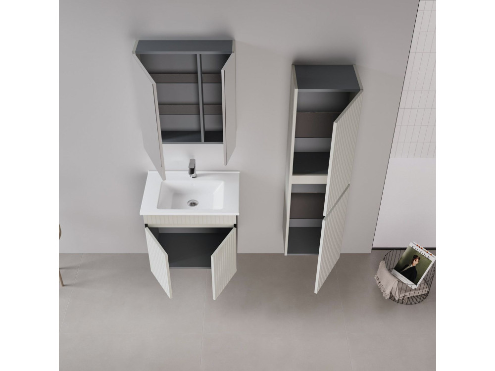 Mobile da bagno "Tivoli 40" - cm - Cashmere opaco