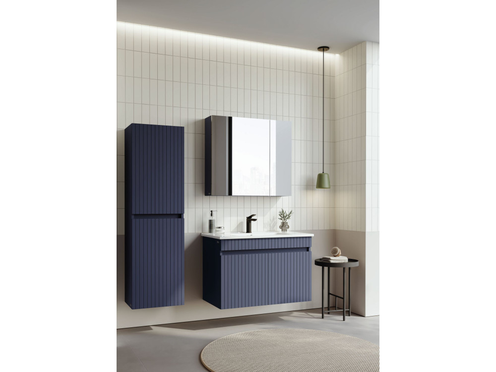Mobile da bagno "Tivoli 40" - cm - Blu navy opaco
