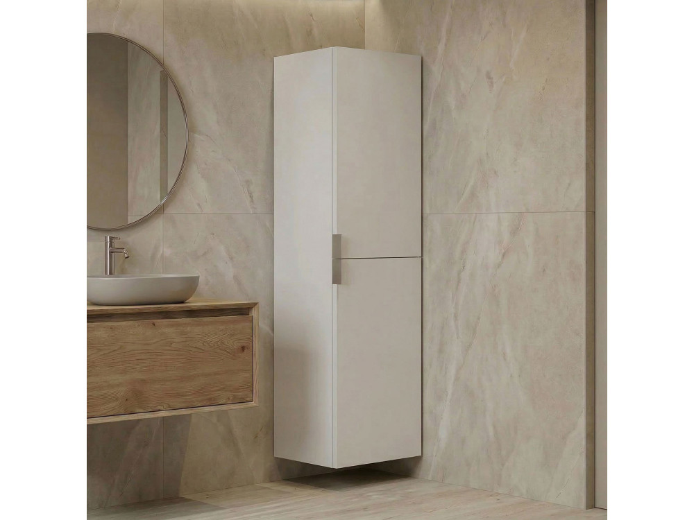 Mobile da bagno "Purus 40" - 40 x 32 x 138 cm - Bianco