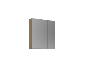 Mobile da bagno con specchio "Purus Desna 60" - 60 x 16 x 66 cm - Rovere Sonomo