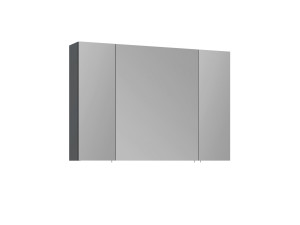 Mobile da bagno con specchio "Side 100" - 100 x 16 x 66 cm - Antracite opaco