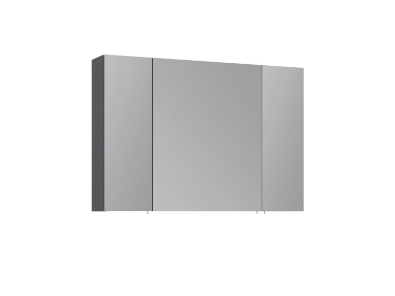 Mobile da bagno con specchio "Side 100" - 100 x 16 x 66 cm - Antracite opaco
