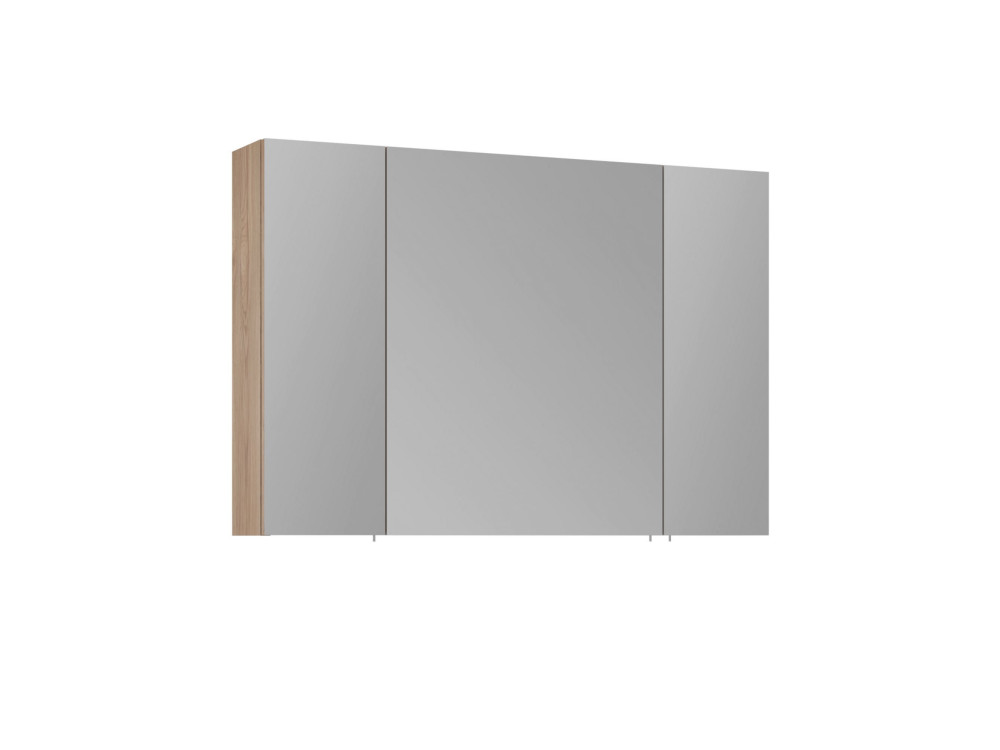 Mobile da bagno con specchio "Side 100" - 100 x 16 x 66 cm - Rovere