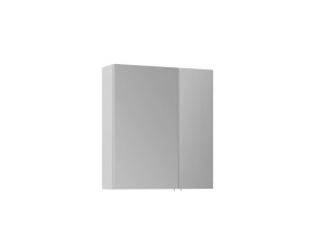 Mobile da bagno con specchio "Side 60" - 60 x 16 x 66 cm - Bianco opaco