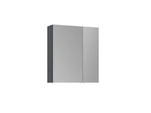 Mobile da bagno con specchio "Side 60" - 60 x 16 x 66 cm - Antracite opaco