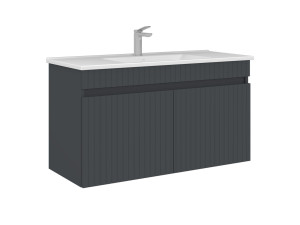 Mobile lavabo "Tivoli 100" - 100 x 45 x 57 cm - Antracite opaco