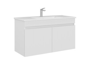 Mobile lavabo "Tivoli 100" - 100 x 45 x 57 cm - Bianco opaco