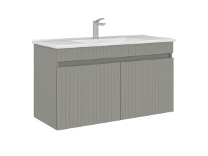 Mobile lavabo "Tivoli 100" - 100 x 45 x 57 cm - Cashmere opaco
