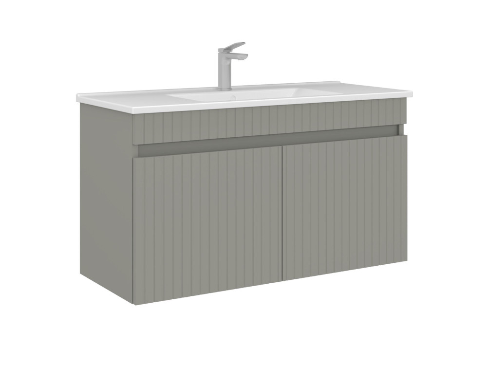 Mobile lavabo "Tivoli 100" - 100 x 45 x 57 cm - Cashmere opaco