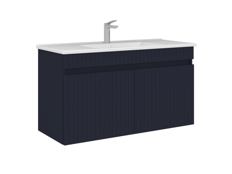 Mobile lavabo "Tivoli 100" - 100 x 45 x 57 cm - Blu navy opaco