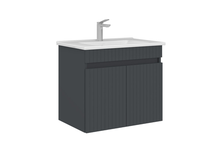 Mobile lavabo "Tivoli 65" - 65 x 45 x 57 cm - Antracite opaco