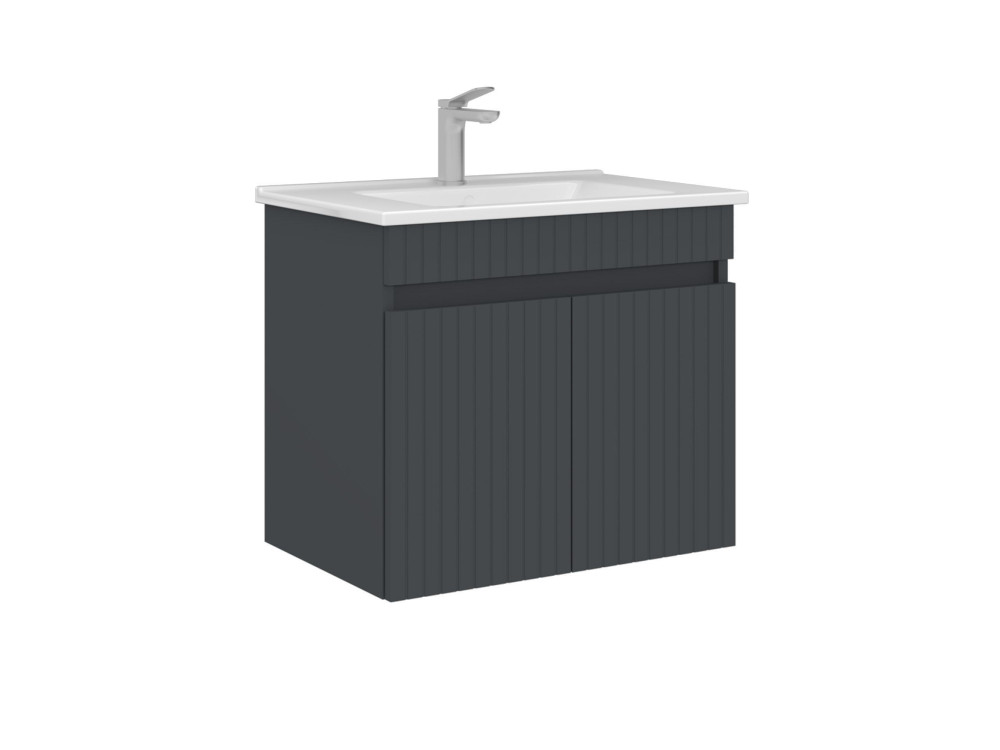 Mobile lavabo "Tivoli 65" - 65 x 45 x 57 cm - Antracite opaco