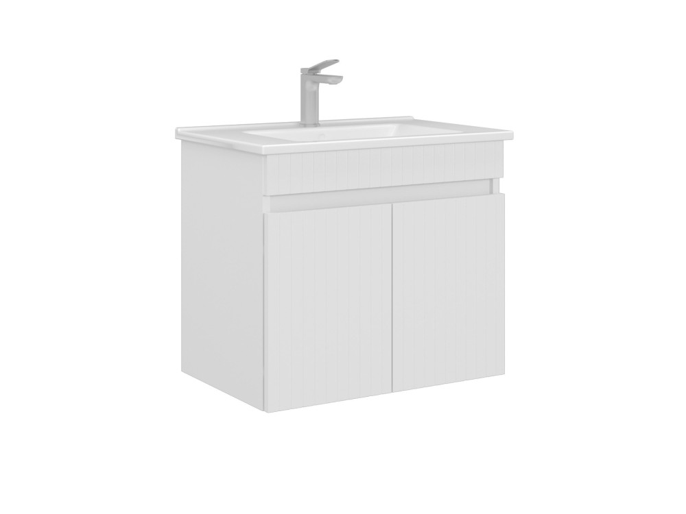Mobile lavabo "Tivoli 65" - 65 x 45 x 57 cm - Bianco opaco