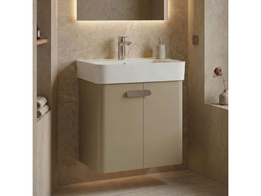 Mobile lavabo "Orbit 55" - 55 x 38 x 62 cm - Mink
