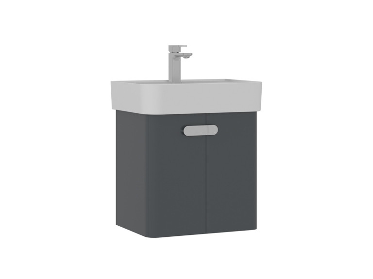 Mobile lavabo "Orbit 55" - 55 x 38 x 62 cm - Antracite