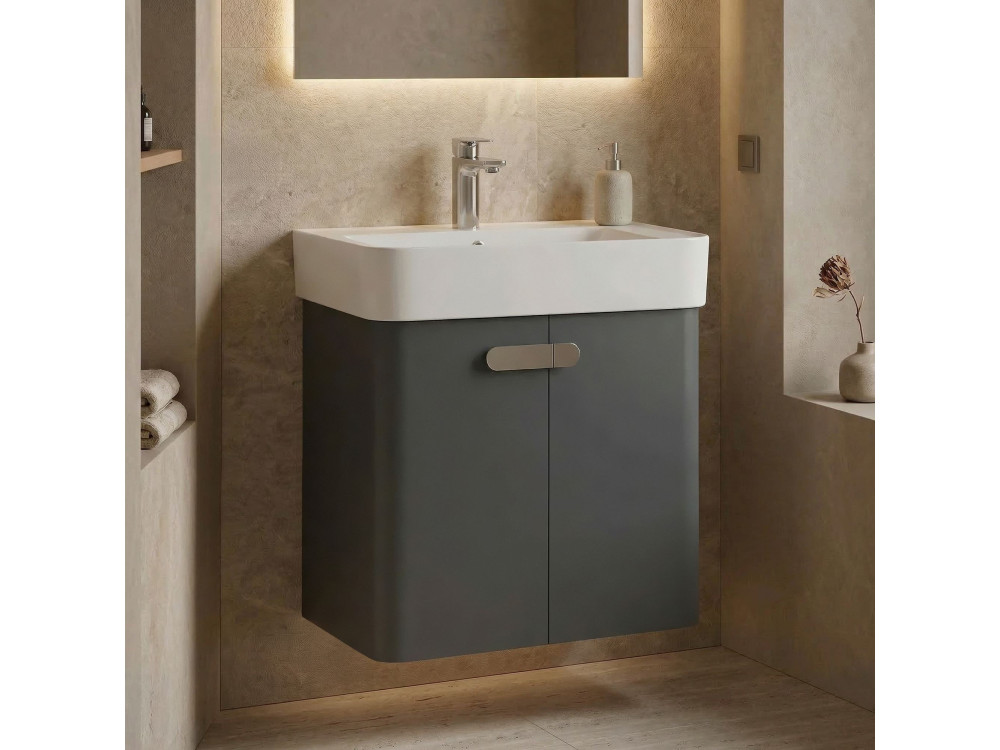 Mobile lavabo "Orbit 55" - 55 x 38 x 62 cm - Antracite