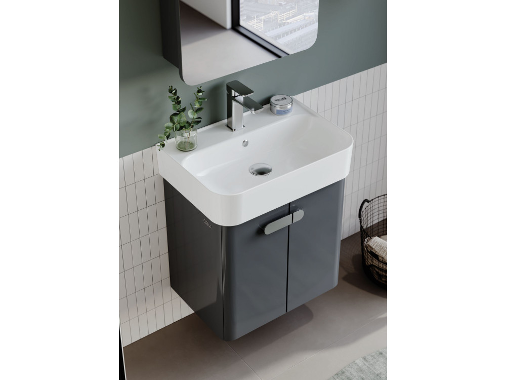 Mobile lavabo "Orbit 55" - 55 x 38 x 62 cm - Antracite