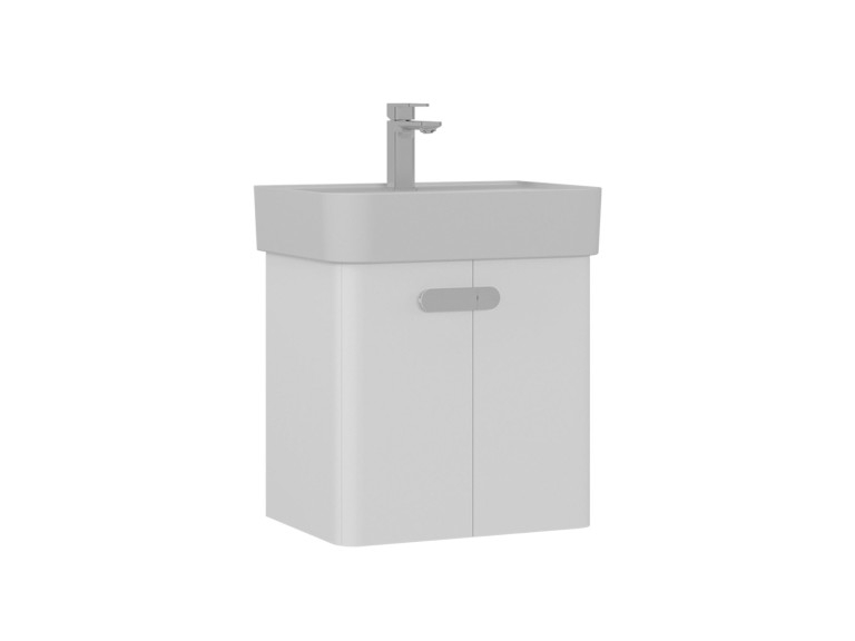 Mobile lavabo "Orbit 55" - 55 x 38 x 62 cm - Bianco