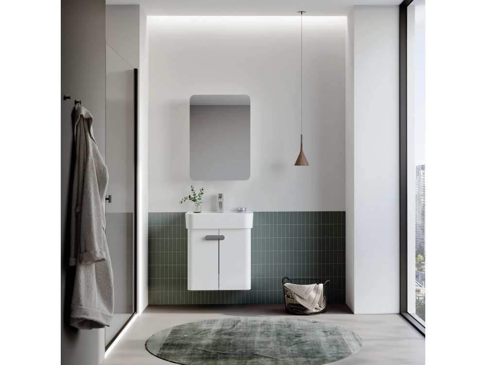 Mobile lavabo "Orbit 55" - 55 x 38 x 62 cm - Bianco
