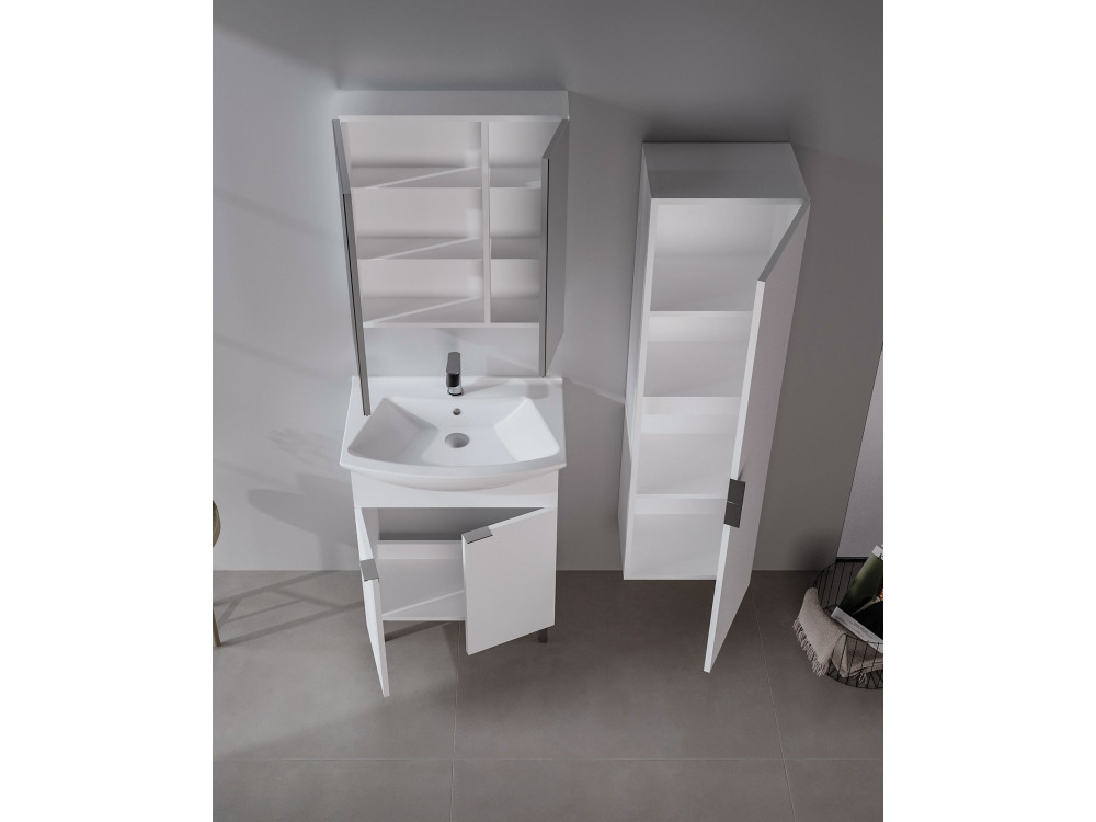 Mobile lavabo "Purus 65" - 65 x 50 x 83 cm - Bianco