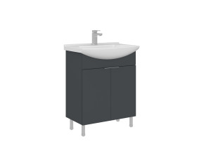 Mobile lavabo "Purus 65" - 65 x 50 x 83 cm - Antracite opaco