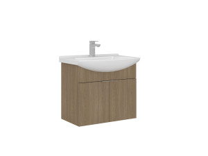 Mobile lavabo "Purus 65" - 65 x 50 x 58 cm - Rovere Sonomo