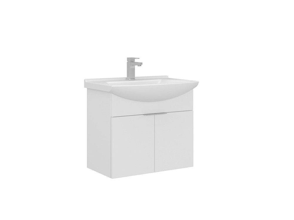 Mobile lavabo "Purus 65" - 65 x 50 x 58 cm - Bianco