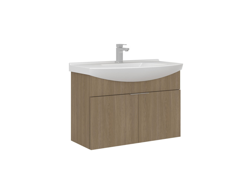 Mobile lavabo "Purus 80" - 80 x 50 x 58 cm - Rovere Sonomo
