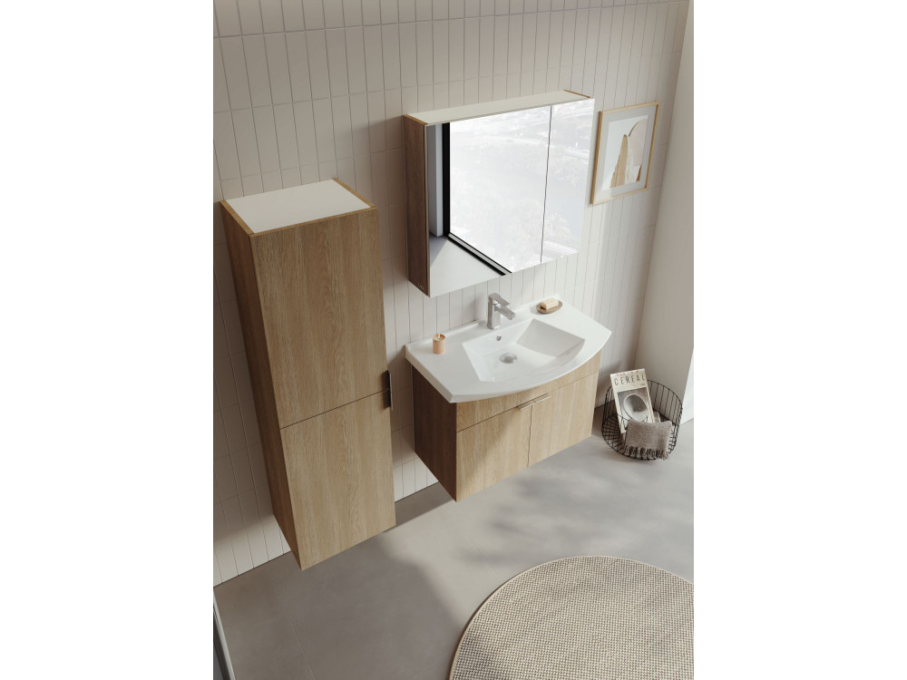 Mobile lavabo "Purus 80" - 80 x 50 x 58 cm - Rovere Sonomo