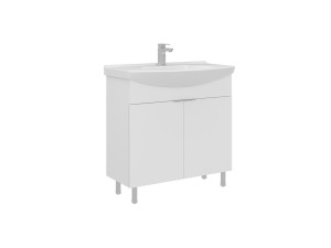 Mobile lavabo "Purus 80" - 80 x 50 x 83 cm - Bianco