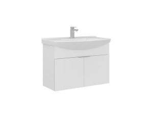 Mobile lavabo "Purus 80" - 80 x 50 x 58 cm - Bianco