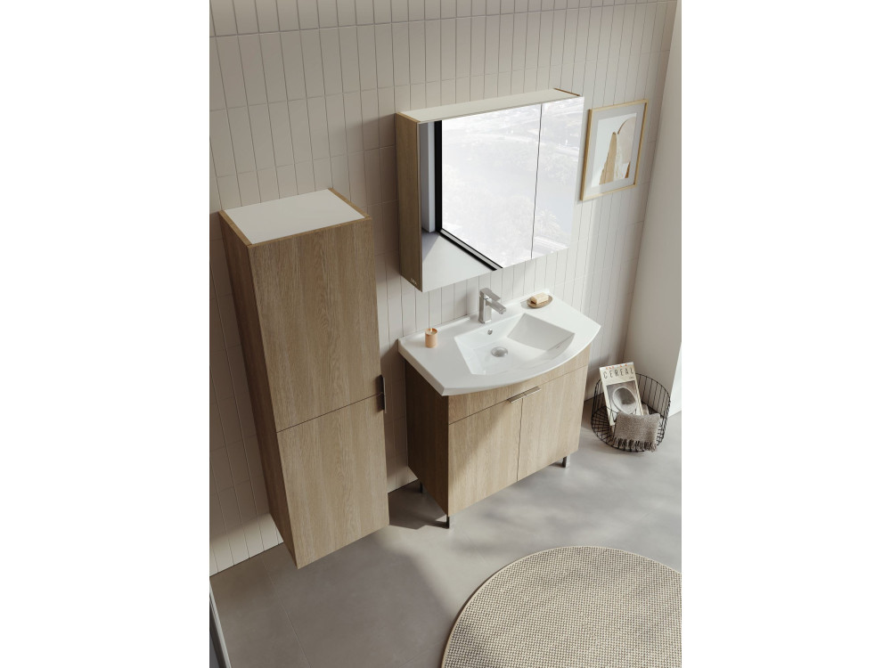 Mobile lavabo "Purus 80" - 80 x 50 x 83 cm - Rovere Sonomo