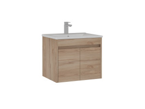Mobile lavabo "Side 65 v2" - 65 x 45 x 52 cm - Rovere