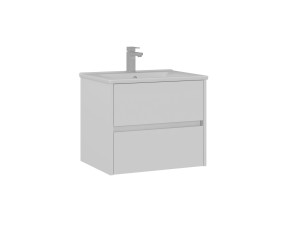 Mobile lavabo "Side 65 v2" - 65 x 45 x 52 cm - Bianco opaco