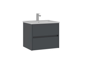 Mobile lavabo "Side 65 v2" - 65 x 45 x 52 cm - Antracite opaco