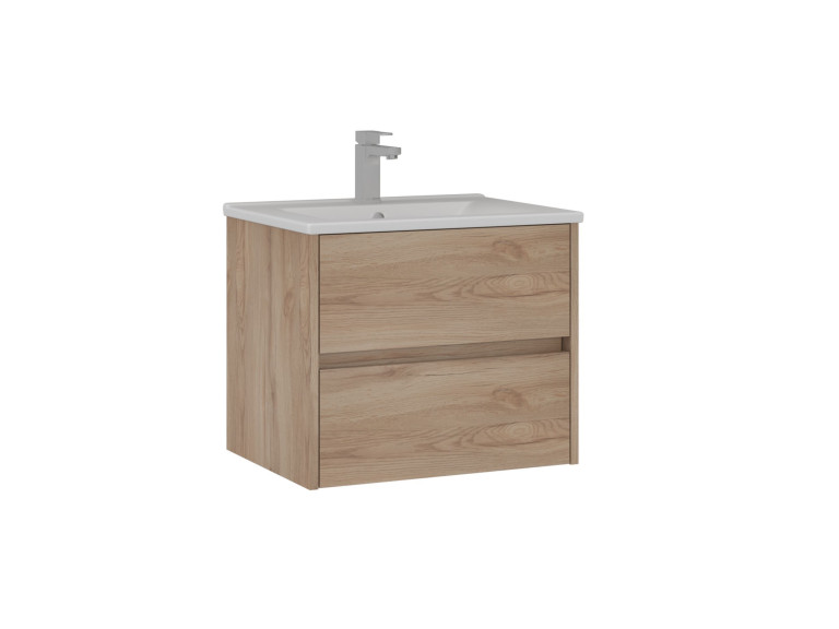 Mobile lavabo "Side 65 v2" - 65 x 45 x 52 cm - Rovere