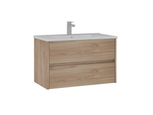 Mobile lavabo "Side 85 v2" - 85 x 45 x 52 cm - Rovere