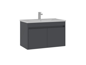 Mobile lavabo "Side 85 v2" - 85 x 45 x 52 cm - Antracite opaco