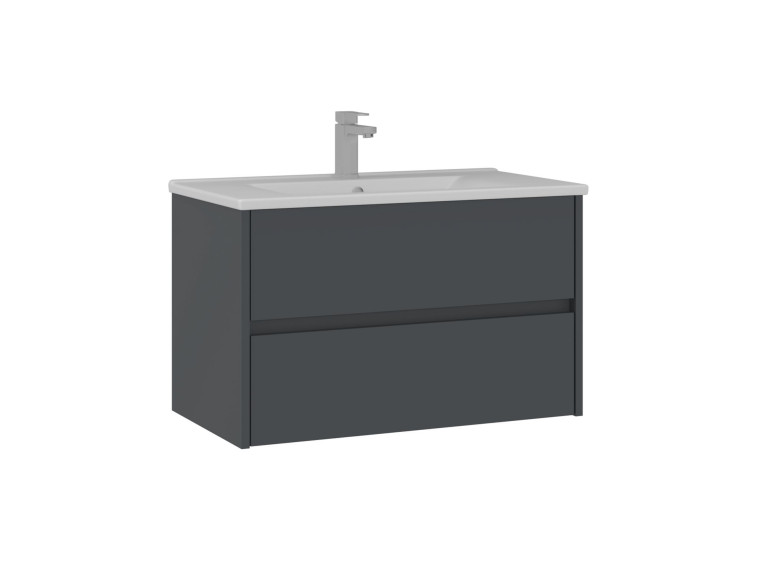 Mobile lavabo "Side 85 v2" - 85 x 45 x 52 cm - Antracite opaco
