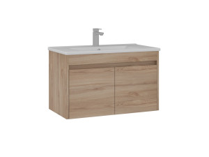 Mobile lavabo "Side 85 v2" - 85 x 45 x 52 cm - Rovere