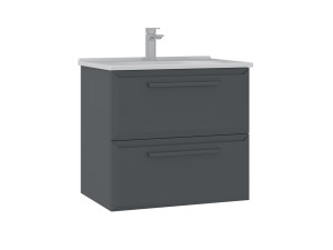 Mobile lavabo "Nuvola 65 v2" - 65 x 50 x 62 cm - Antracite