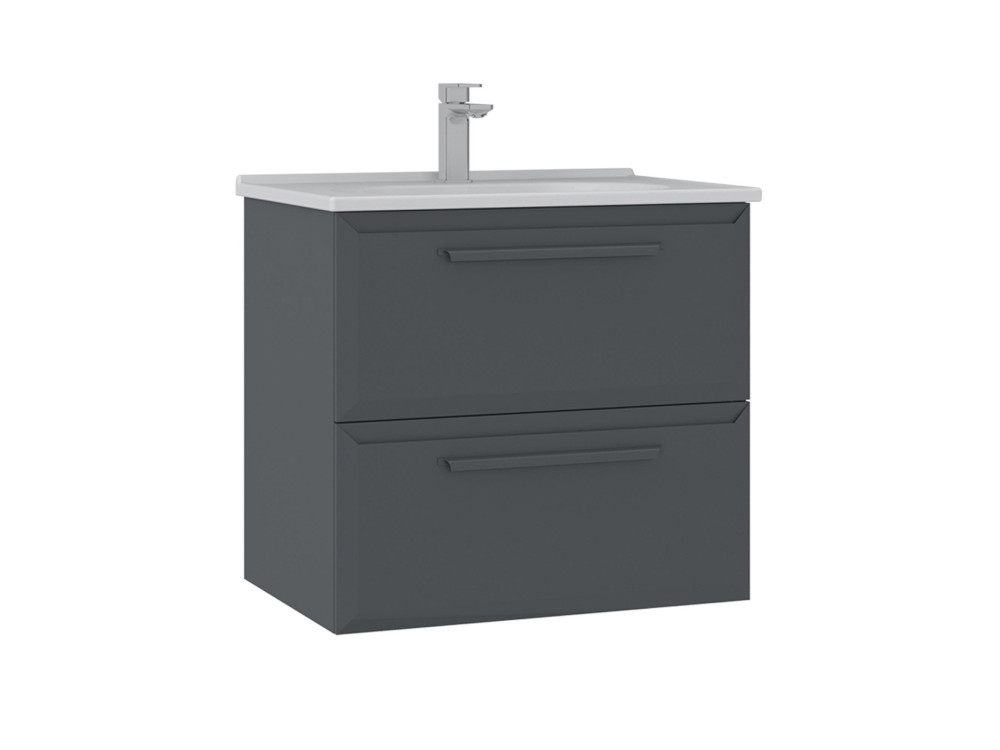 Mobile lavabo "Nuvola 65 v2" - 65 x 50 x 62 cm - Antracite
