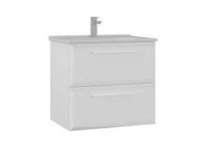 Mobile lavabo "Nuvola 65 v2" - 65 x 50 x 62 cm - Bianco