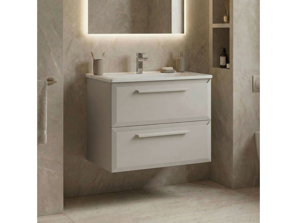 Mobile lavabo "Nuvola 65 v2" - 65 x 50 x 62 cm - Cashmere