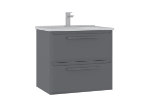 Mobile lavabo "Nuvola 65 v2" - 65 x 50 x 62 cm - Grigio