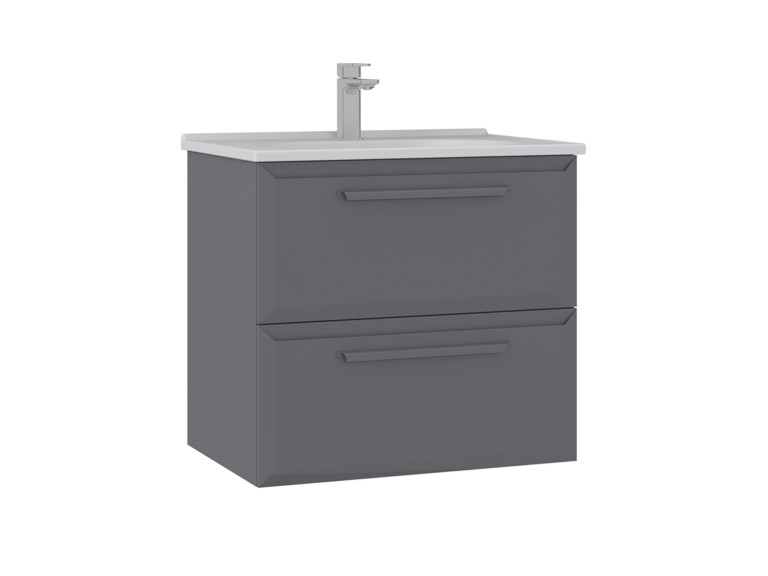 Mobile lavabo "Nuvola 65 v2" - 65 x 50 x 62 cm - Grigio