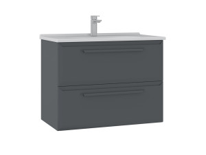 Mobile lavabo "Nuvola 80 v2" - 80 x 50 x 62 cm - Antracite
